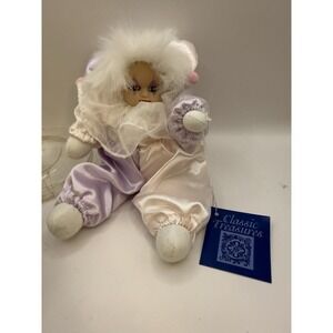 Classic Treasures Katlyn Porcelain Clown Doll 10" in Original Case Vintage